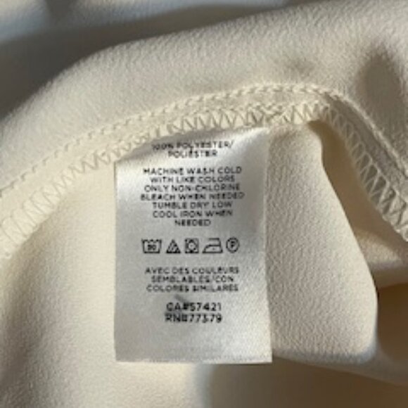 Ann Taylor cream blouse - Picture 5 of 8